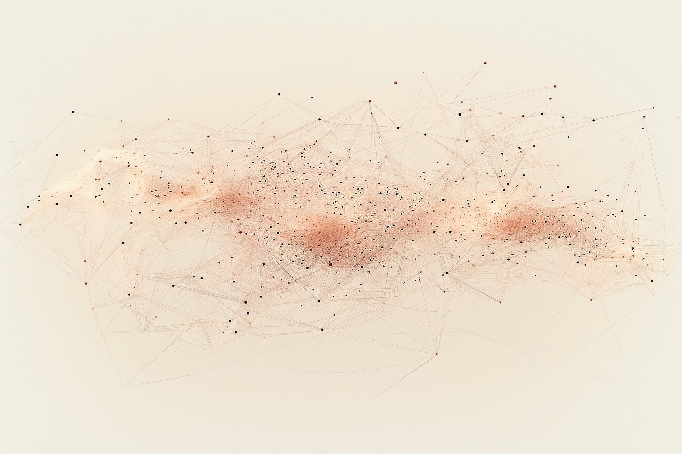 Learning network illustration